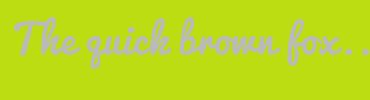 Image with Font Color BABABA and Background Color BCDD11